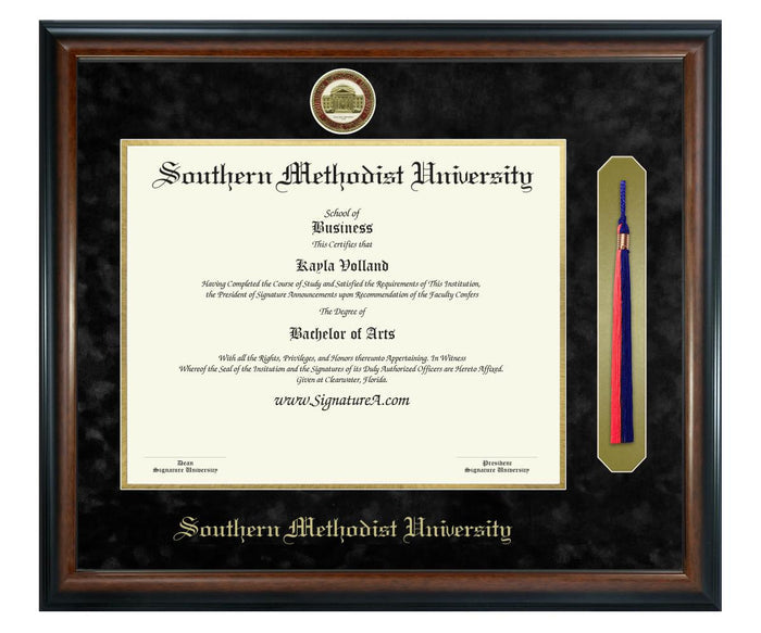 Southern Methodist University Diploma Frame (SNT)