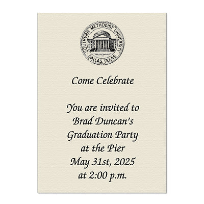 Southern Methodist University Personal Notecard