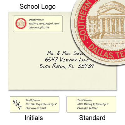 Southern Methodist University School of Law Return Address Labels