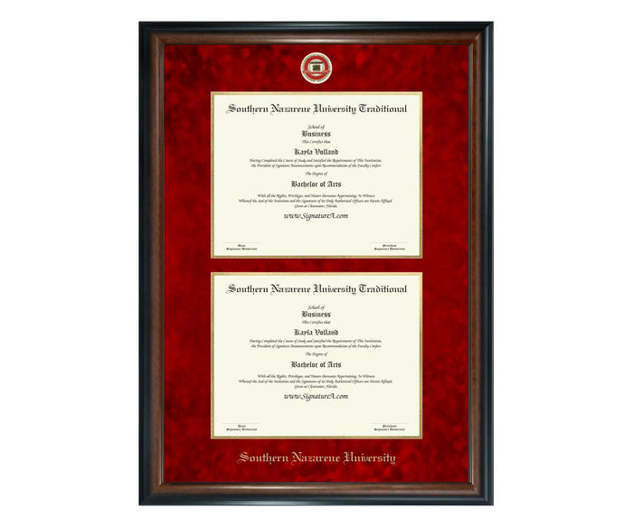 Southern Nazarene University Traditional Diploma Frame (DSN)