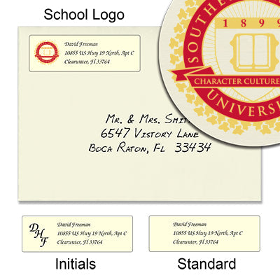 Southern Nazarene University Traditional Return Address Labels