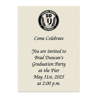 Southern Oregon University Personal Notecard