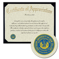 Southern University and A&M College Certificate of Appreciation