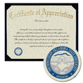 Southwestern Oklahoma State University Certificate of Appreciation