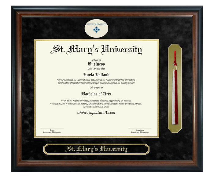 St. Mary's University Diploma Frame (SNT)