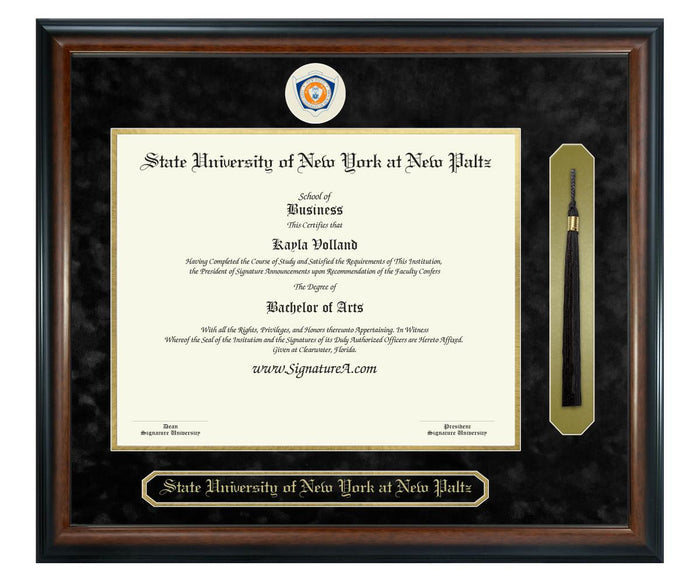 State University of New York at New Paltz Diploma Frame (SNT)