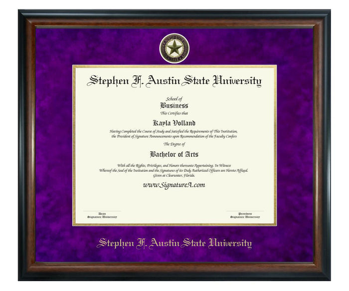 Stephen F. Austin State University Diploma Frame (SN)