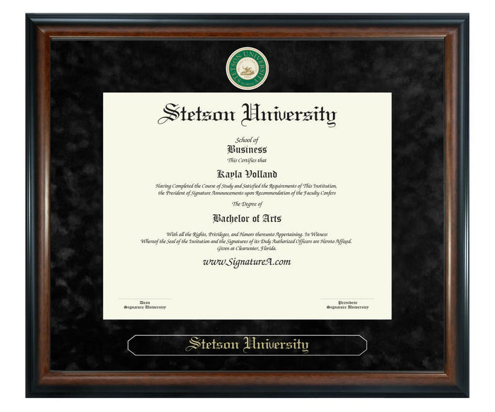 Stetson University Diploma Frame (SN)