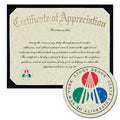Stony Brook University Certificate of Appreciation