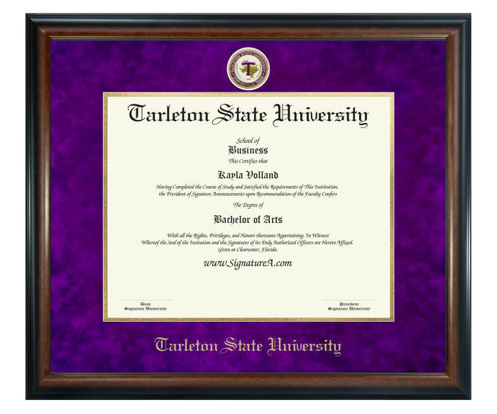 Tarleton State University Diploma Frame (SN)