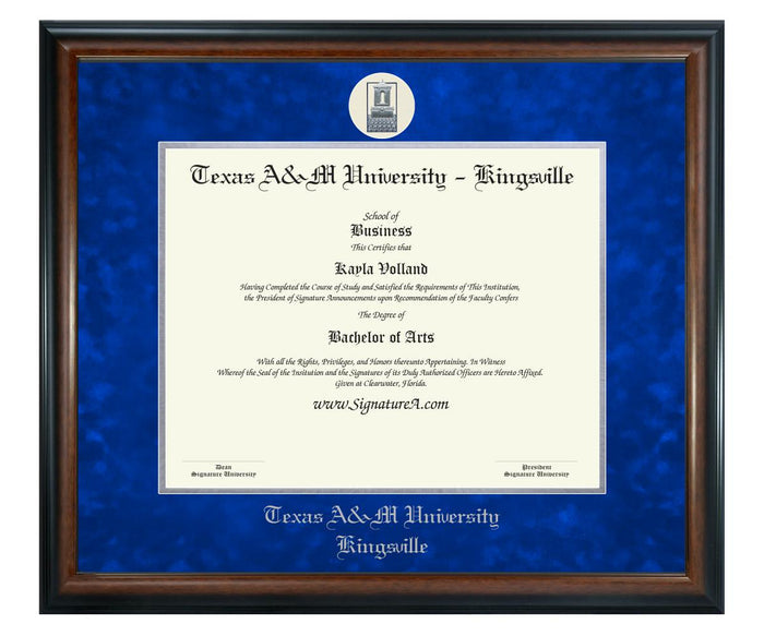 Texas A&M University - Kingsville Diploma Frame (SN)