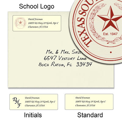 Texas Southern University College of Law Return Address Labels