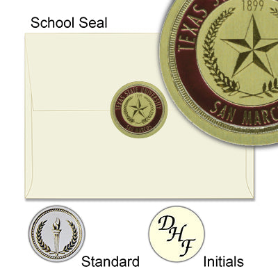 Texas State University Envelope Seals