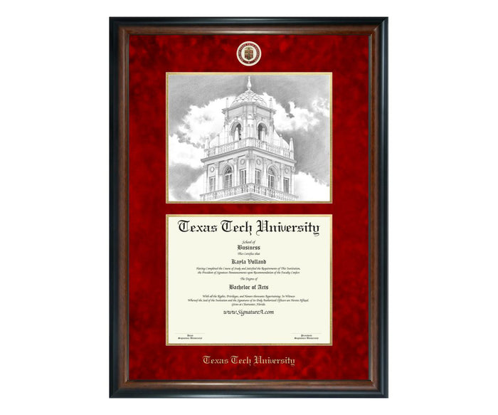 Texas Tech University Diploma Frame (SNL)