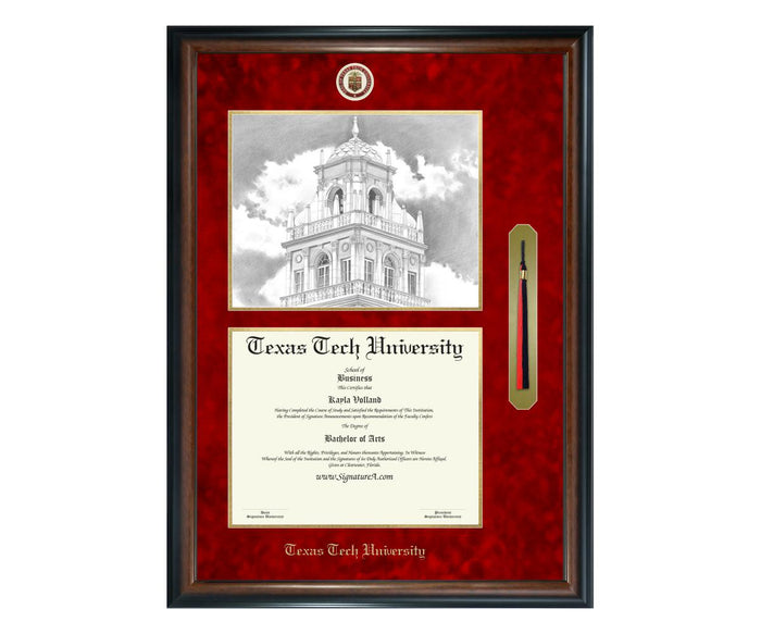Texas Tech University Diploma Frame (SNTL)