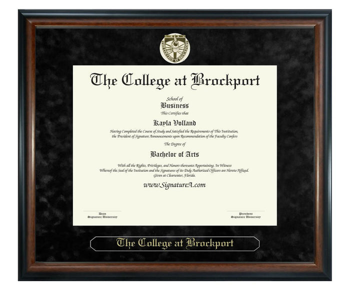 The College at Brockport Diploma Frame (SN)