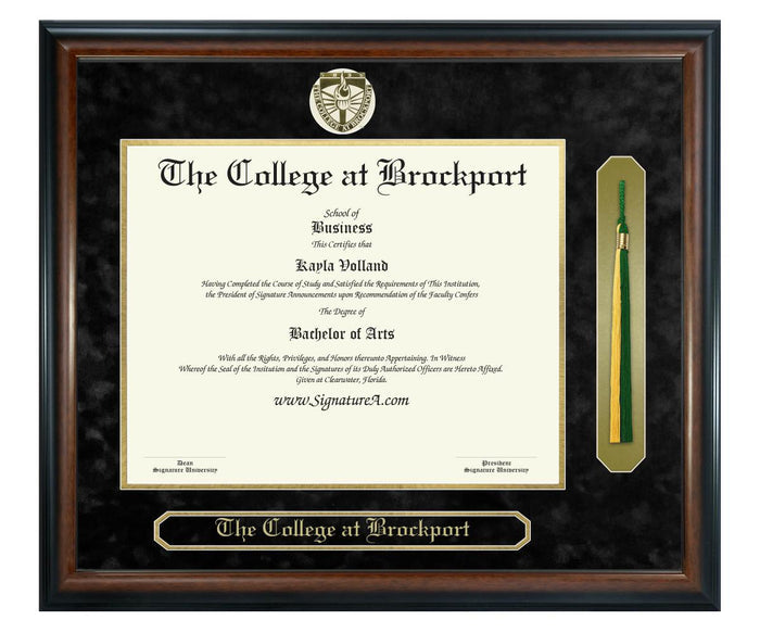 The College at Brockport Diploma Frame (SNT)