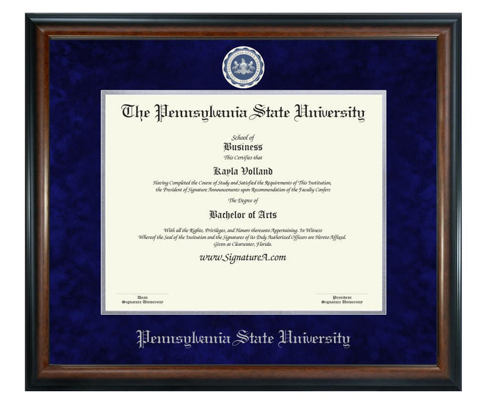 The Pennsylvania State University Diploma Frame (SN)