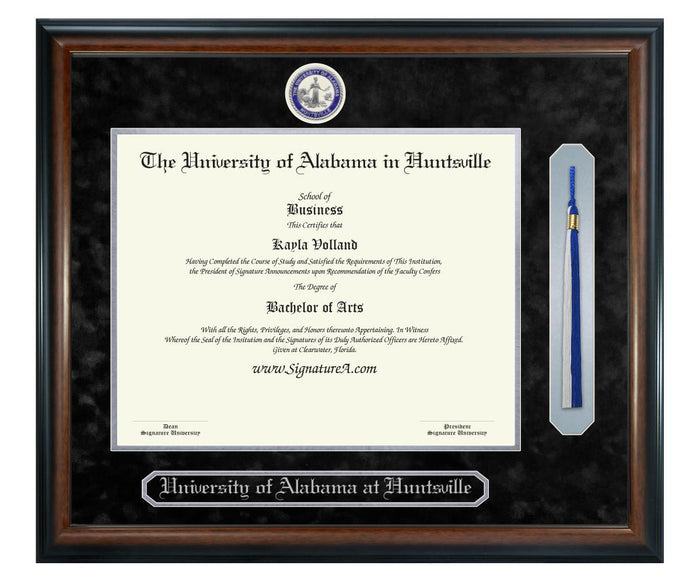 The University of Alabama in Huntsville Diploma Frame (SNT)