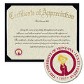 The University of Montana Certificate of Appreciation