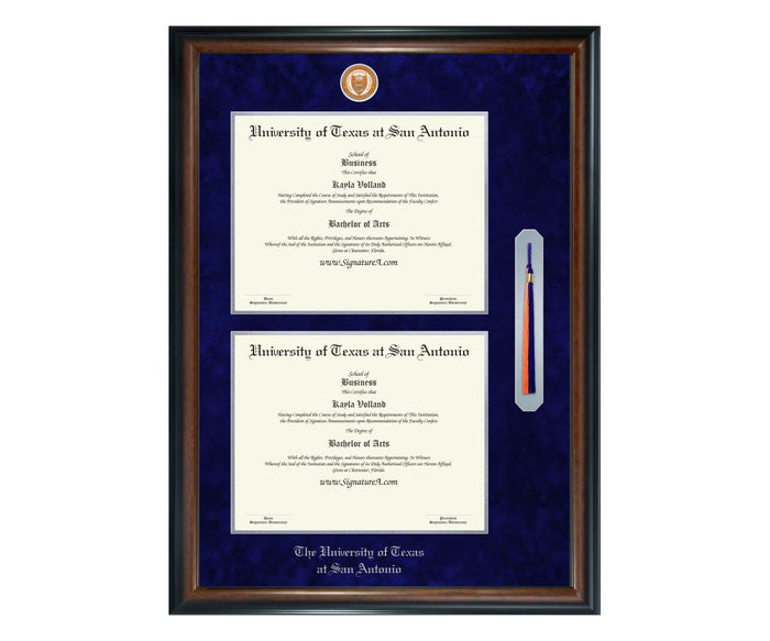 The University of Texas at San Antonio Diploma Frame (DSNT)