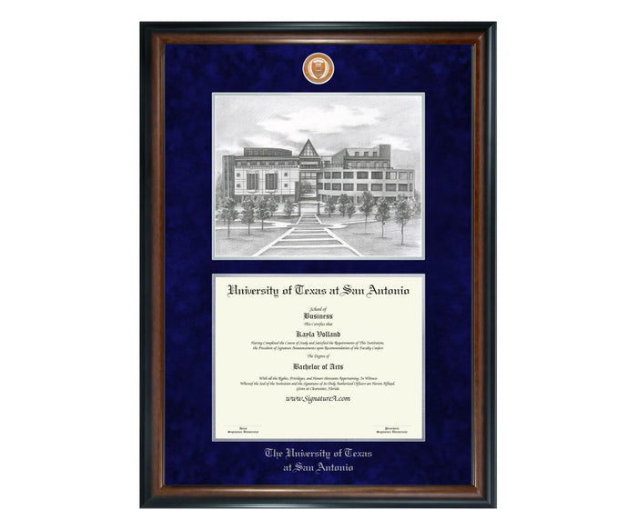 The University of Texas at San Antonio Diploma Frame (SNL)