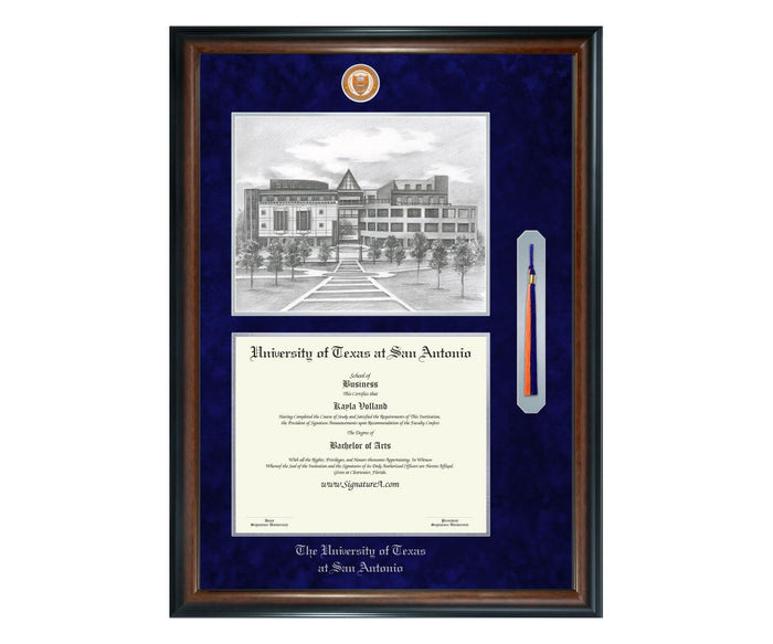 The University of Texas at San Antonio Diploma Frame (SNTL)