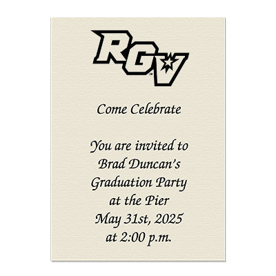 The University of Texas Rio Grande Valley Personal Notecard