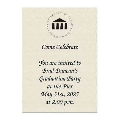The University of the Arts Personal Notecard