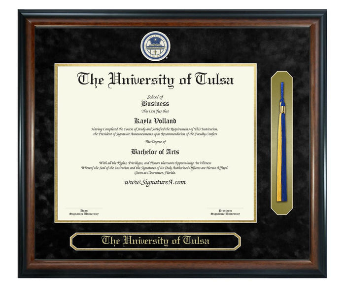 The University of Tulsa Diploma Frame (SNT)