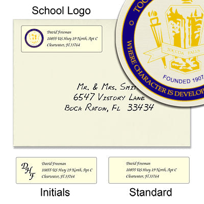 Toccoa Falls College Return Address Labels