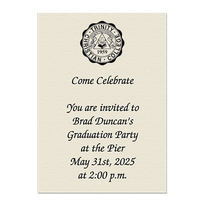Trinity Christian College Personal Notecard