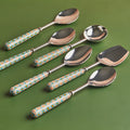Turquoise Bloom | Premium 6-Piece Serving Set