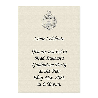 United States Naval Academy Personal Notecard