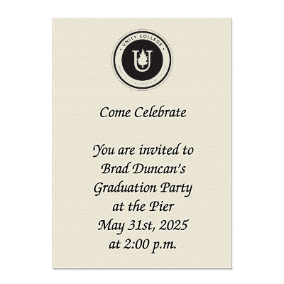 Unity College Personal Notecard