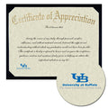 University at Buffalo Certificate of Appreciation