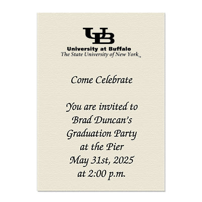 University at Buffalo Personal Notecard
