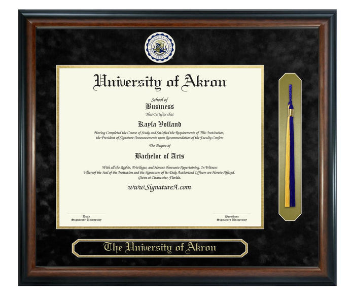 University of Akron Diploma Frame (SNT)
