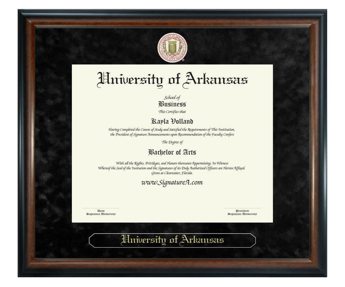 University of Arkansas Diploma Frame (SN)
