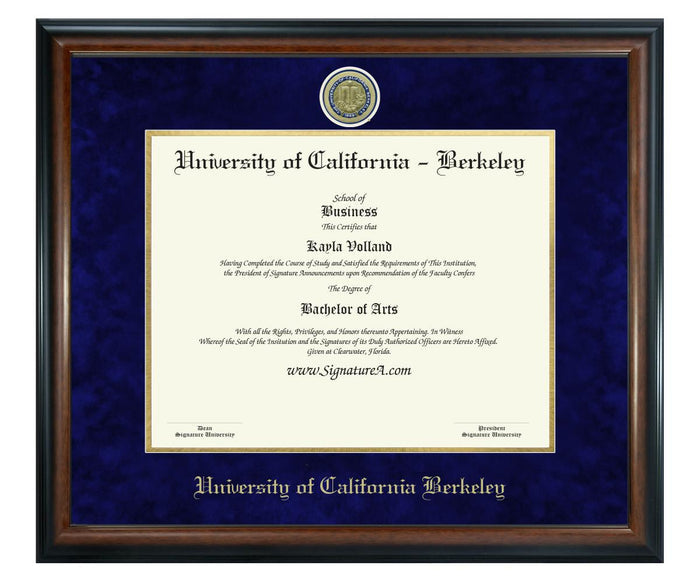 University of California - Berkeley Diploma Frame (SN)