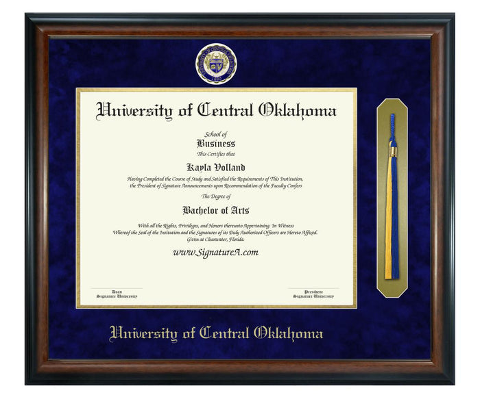 University of Central Oklahoma Diploma Frame (SNT)