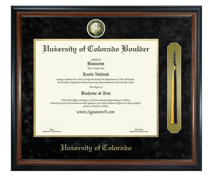 University of Colorado Boulder Diploma Frame (SNT)