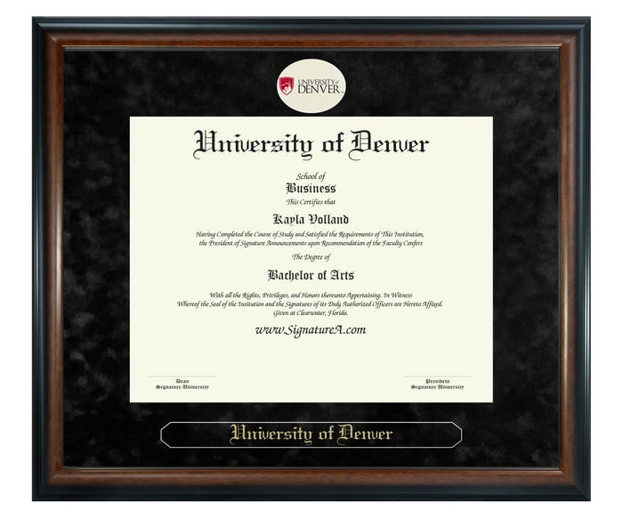 University of Denver Diploma Frame (SN)