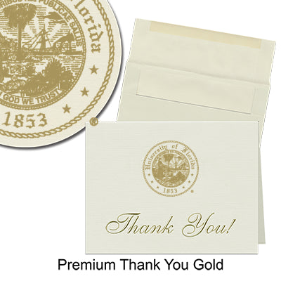 University of Florida Warrington College of Business Thank You Cards
