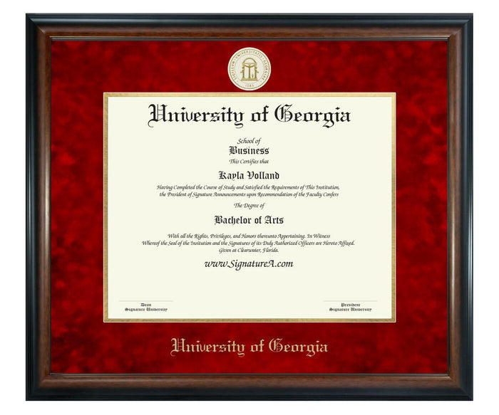 University of Georgia Diploma Frame (SN)