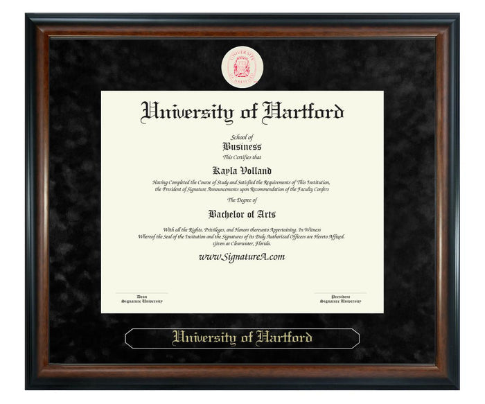 University of Hartford Diploma Frame (SN)