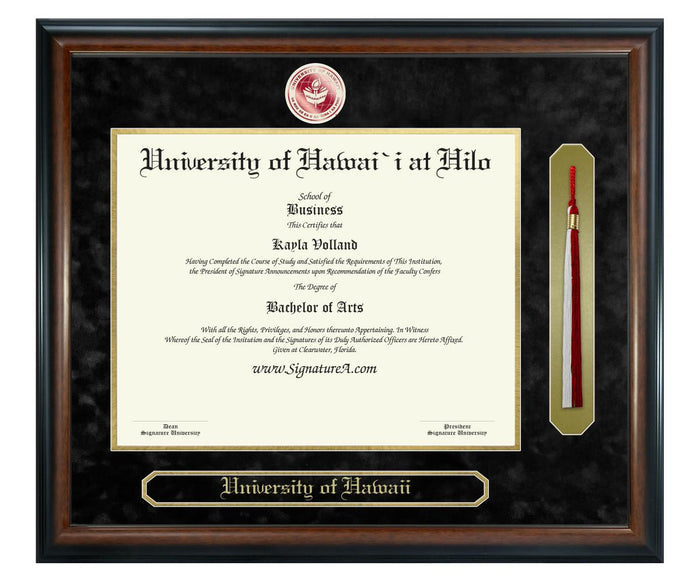 University of Hawai`i at Hilo Diploma Frame (SNT)