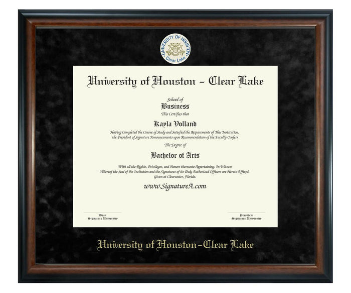 University of Houston - Clear Lake Diploma Frame (SN)