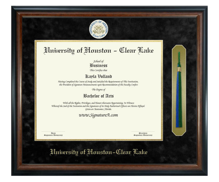 University of Houston - Clear Lake Diploma Frame (SNT)