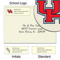 University of Houston College of Pharmacy Return Address Labels